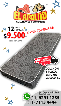 Colchón 80x190 ESPUMA