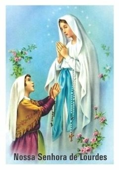 Oração Nossa Senhora De Lourdes - 100 unid