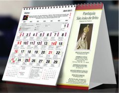 Calendario de mesa liturgico - 12 folhinhas - 2020
