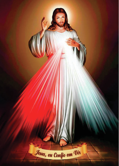 Poster, Jesus, Eu Confio Em Vós - 30x40 - comprar online