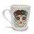 Taza cónica calavera (flores o bigotes) - tienda online