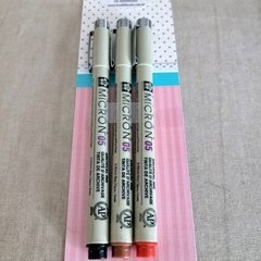 Kit de canetas micron 0.05