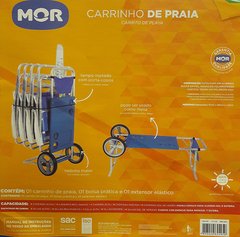 Carrito Playero De Aluminio Con Ruedas/Mesa Mor (2495) - tienda online