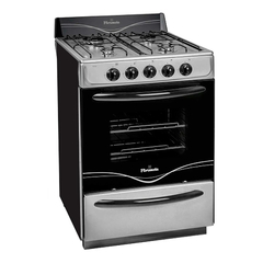 Cocina Florencia 5518F - con autolimpiante - Inoxidable - 56 cm - Multigas