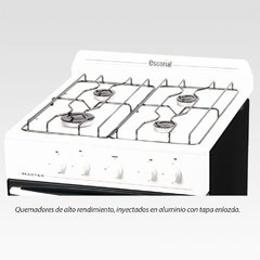 Cocina Escorial Master Blanca 56 cm - Multigas - Casa Martinez
