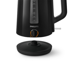 Pava Philips Eléctrica HD 9368/90 Con Selector Temperatura 1,7 Litros Negra - comprar online