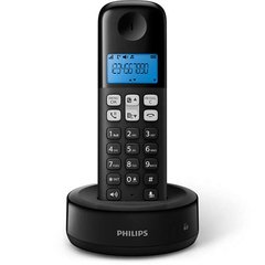 Telefono Inalámbrico Philips D1311B/77 - Con Identificador de Llamada - Pantalla 1,6" - Negro