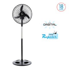 Ventilador Liliana 18" VVPRN18 - Orbital - Repeler - 3 Velocidades - 75W