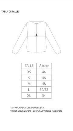 Angora - Campera americana calada - Tejidos Emilia