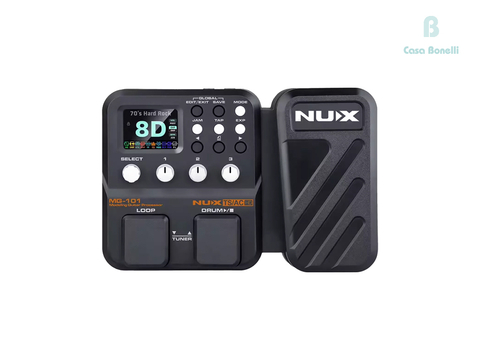 MG-101 Nux Pedalera Multiefectos para Guitarra Eléctrica