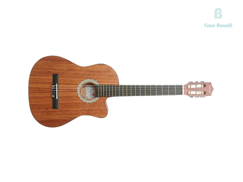 AC-008 ZEBRANO Sunset Guitarra Electro Criolla con Corte