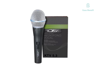 KTV-5-3 CN Ross Micrófono Dinámico para Voces con Cable