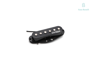 WOVASB Wilkinson Micrófono Negro Single Coil Bridge para Stratocaster