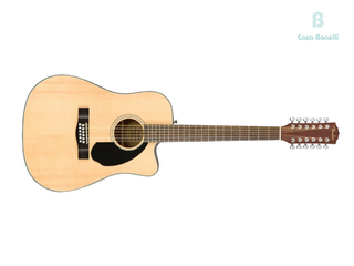 097-0193-021 ACOUSTIC Fender Guitarra Electro Acústica de 12 Cuerdas