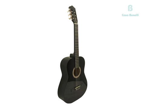 CG39C BK Sunset Guitarra Criolla Color Negra con Funda