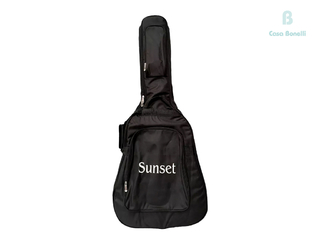 AB83-41BK Sunset Funda Acolchada para Guitarra Acústica color Negra