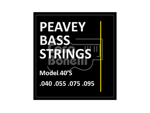 40-S Peavey 40-095 Cuerdas para Bajo Eléctrico