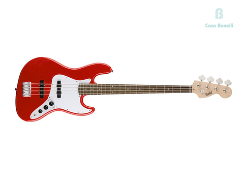 YJB-20P Field Bajo Eléctrico Jazz Bass Rojo Metalizado