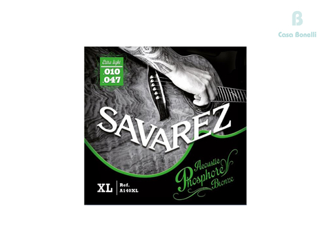 X-140XL PHOSPHORE BRONZE Savarez Cuerdas para Guitarra Acústica 010-047