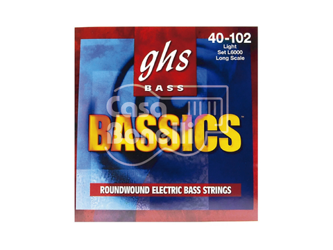 L-6000 GHS 40-102 Cuerdas para Bajo Eléctrico