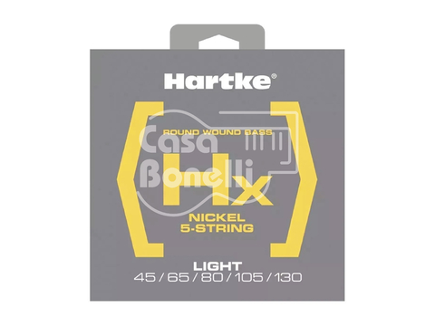 HX-545 Hartke 45-130 Set 5 Cuerdas para Bajo Eléctrico