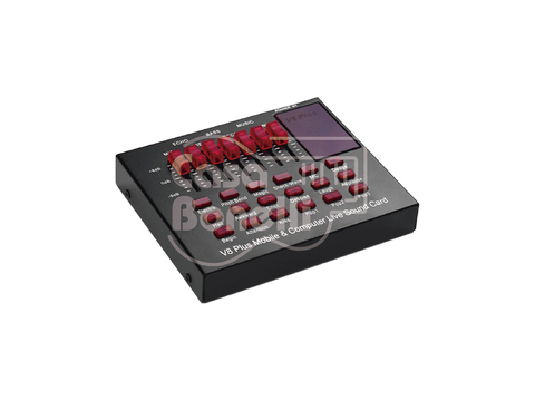 V8 PLUS Acústica Mixer para Streaming 4 Canales & Efectos
