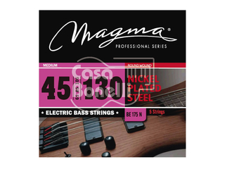 BE-175N Magma 45-130 Set 5 Cuerdas para Bajo Eléctrico