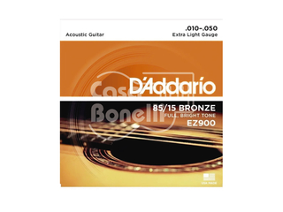 EZ-900 Daddario 0.10 Cuerdas para Guitarra Acústica