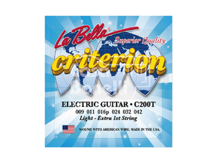 C-200T La Bella 0.09 Cuerdas para Guitarra Eléctrica