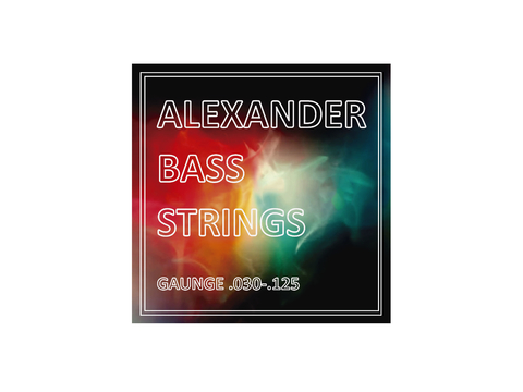 A-30125 Alexander 30-125 Set 6 Cuerdas para Bajo Eléctrico