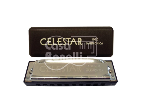 1020 Celestar Armónica Diatónica en E con Estuche