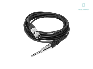 PLG-XLRH6M Cable Lab de 6 MTS Plug y XLR Hembra