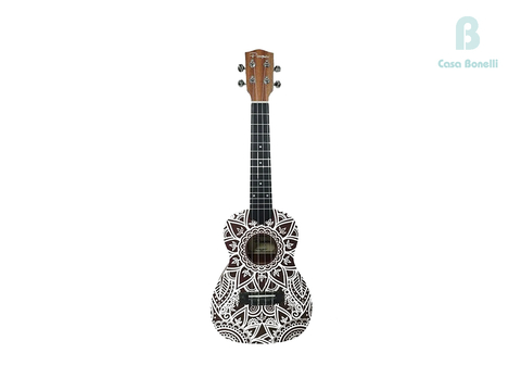 UK-23BW Ukelele Soprano Diseño Maui