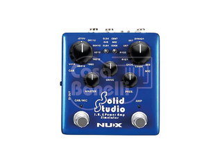 SOLID STUDIO Nux Pedal Simulador Amps, Mics & Altavoces