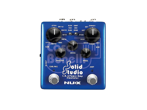 SOLID STUDIO Nux Pedal Simulador Amps, Mics & Altavoces