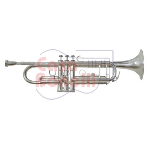 Trompeta Plateada con estuche Parquer TP0101S