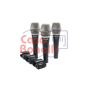 Micrófono Dinamico Vocal set de 3 mics CAD D32X3