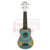 Ukelele Soprano con diseño de Mandala Bamboo BD-7