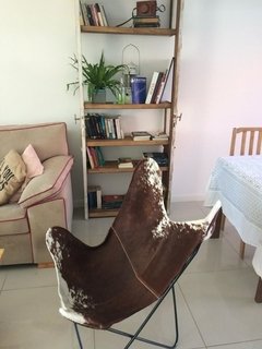 Sillon BKF con funda de cuero con pelo - tienda online