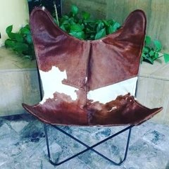 Sillon BKF con funda de cuero con pelo en internet