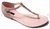 Sandália Rasteirinha Melissa Honey Chrome Rosa