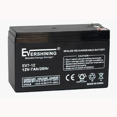 BATERÍA 12v 7amp. DE GEL!!! RECARGABLE PARA ALARMAS - LUCES DE EMERGENCIA