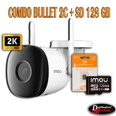 PROMO BULLET 2C 4 MPX IMOU + TARJETA DE MEMORIA 128GB