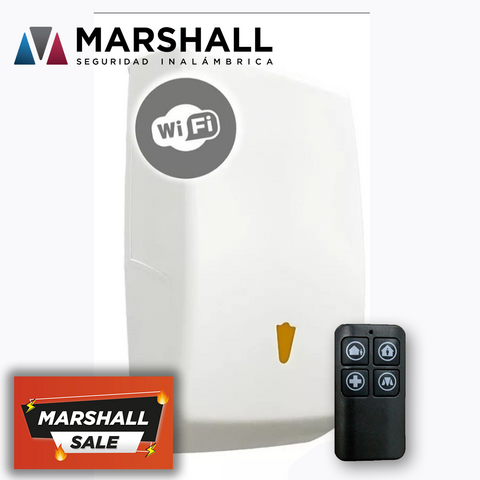 Central MARSHALL GO PLUS Alarma LOW COST WIFI Inalámbrica