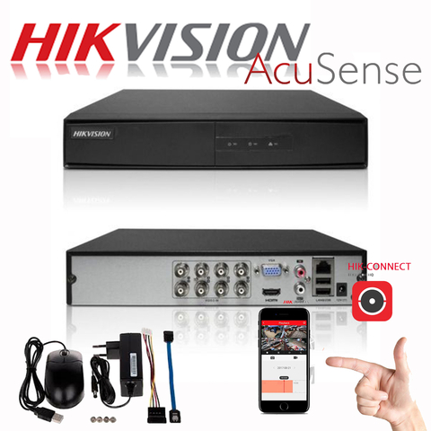 DESCUENTO DEL DÍA!!! DS-7208HGHI-M1/K1 ACUSENSE IA TURBO 4.0 HD 8CH+ IP - HD HIKVISION vídeo vigilancia P2P visualización por celular