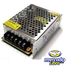 Fuente 12V 5Amp. para cámara de seguridad switching POWER SUPPLY con regulación de potencia.