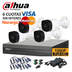 KIT DVR 8 + 4 BULLET MARCA DAHUA 1080P INTELIGENCIA ARTIFICIAL - OFERTA LIMITADA!!!! - comprar online