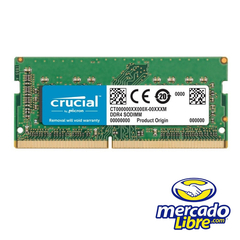 Memoria para Notebook RAM 8GB 1x8GB Crucial CT8G4SFRA266
