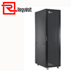 RACK 22U/600MM / juego de ruedas y puerta trasera ciega incluidos (DESARMADO)