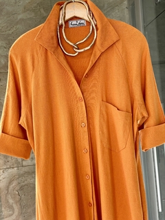 Vestido Chemise "Juliana" Naranja - comprar online